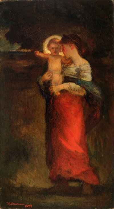 Madonna and Child, 1897 by Robert Loftin Newman